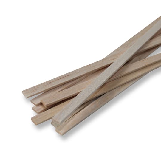 Guillow&#x27;s 1/8&#x22; x 3/8&#x22; x 36&#x22; Balsa Wood Slats, 10ct.